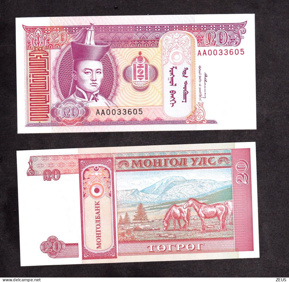 MONGOLIA 20  TUGRIK 1993  PIK 55 FDS - Mongolei