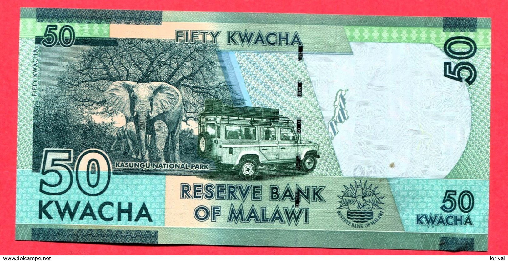50 Kwacha Neuf 3 Euros - Malawi