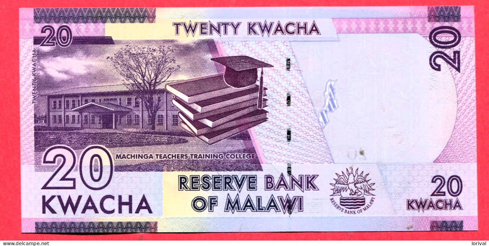 20 Kwacha Neuf 3 Euros - Malawi