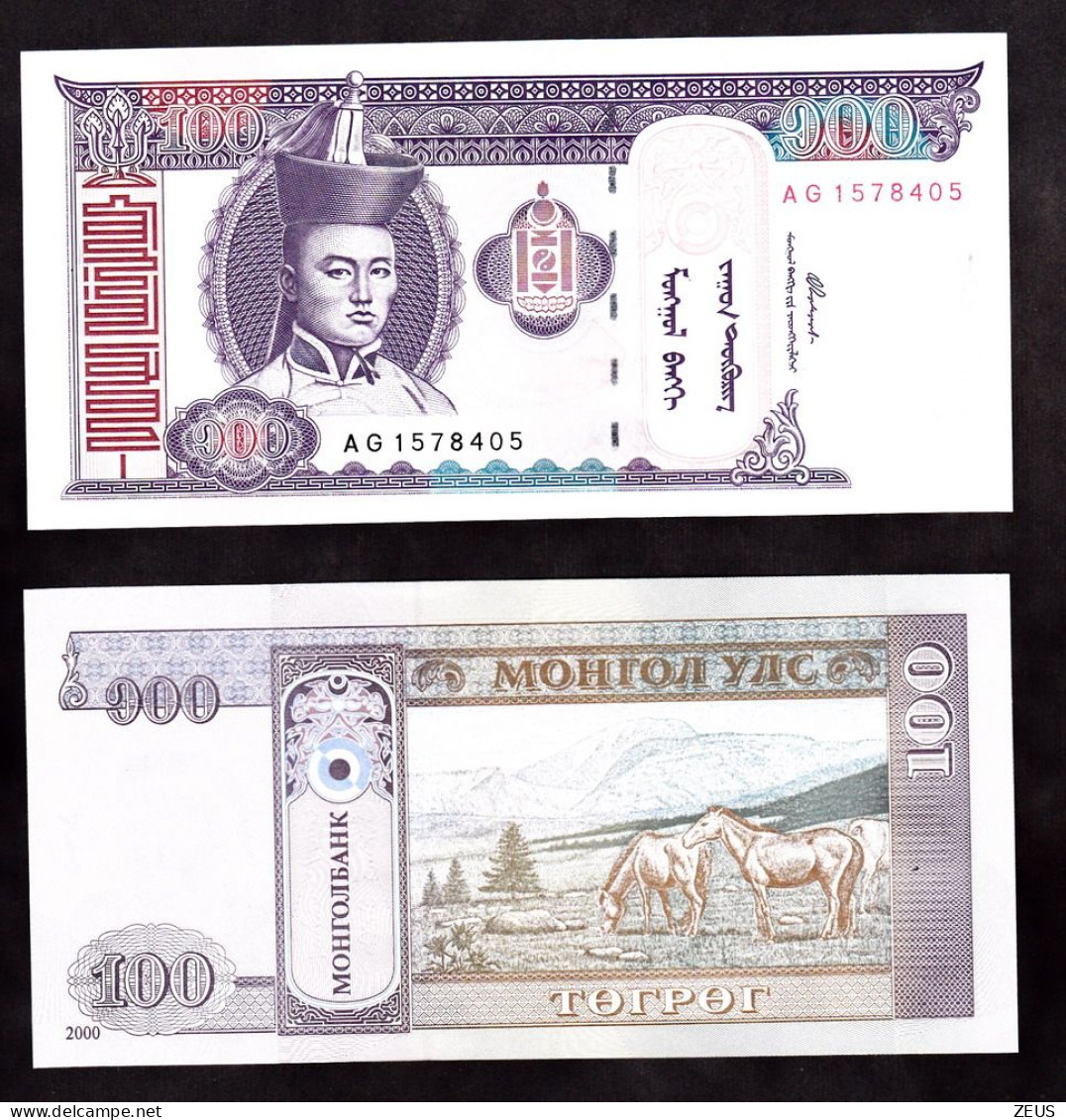 MONGOLIA  100  TUGRIK 2000  PIK 65 FDS - Mongolië