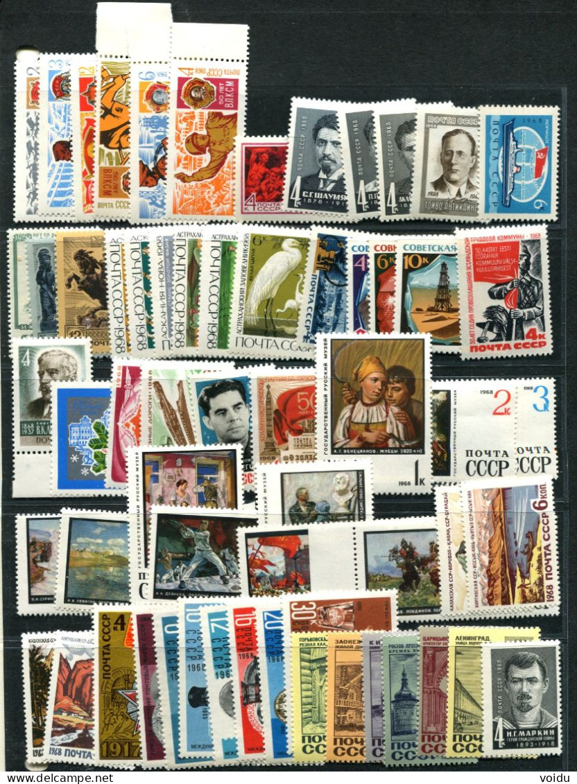 Russia 1968  MNH OG Full Year - Ganze Jahrgänge