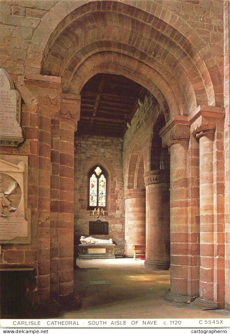 Postcard United Kingdom > England > Cumberland Carlisle Cathedral - Carlisle