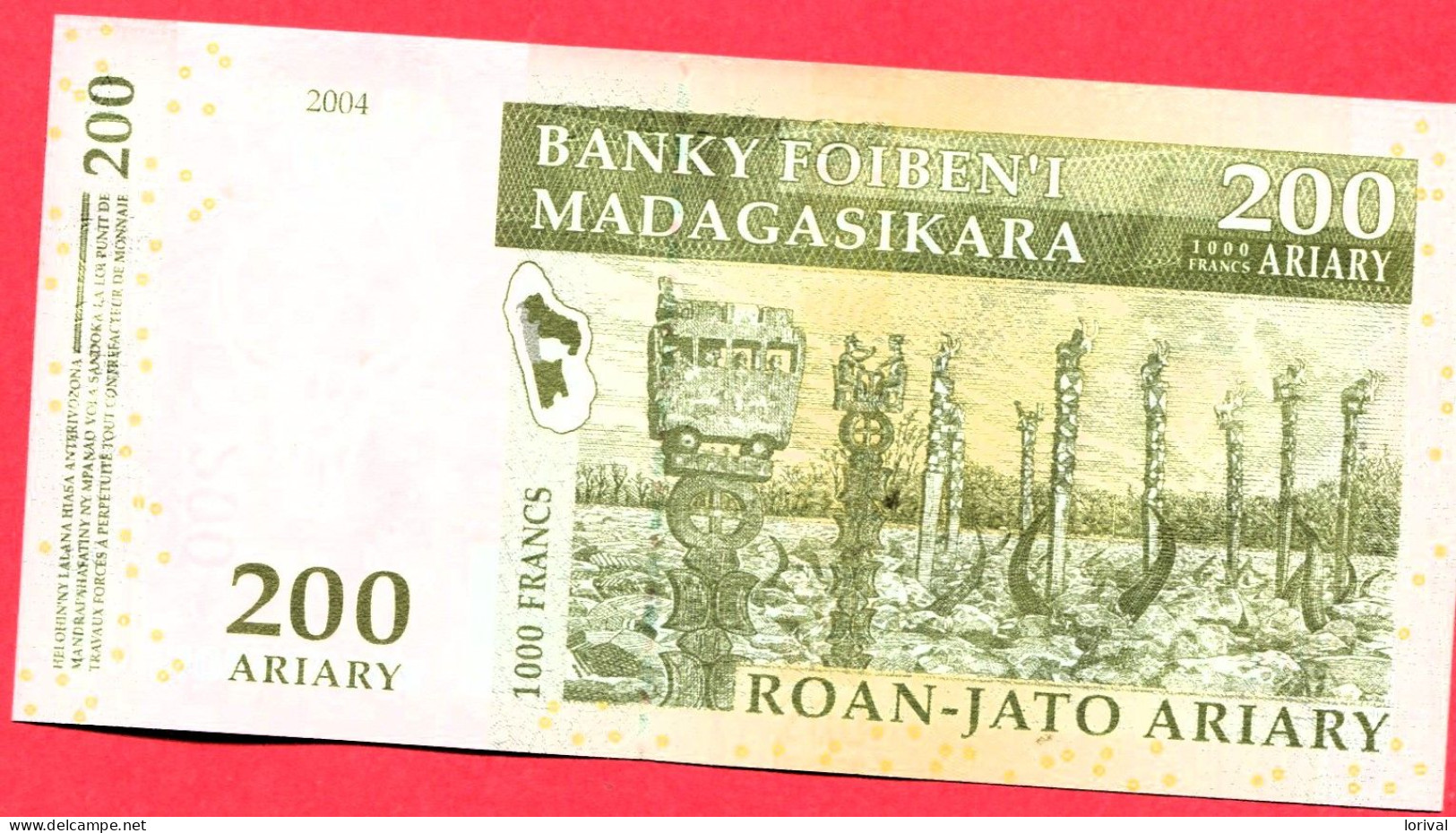 200 Ariany Neuf 3 Euros - Madagaskar