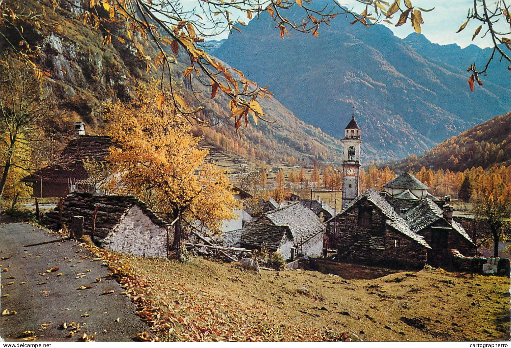 Postcard Switzerland Sonogno Valle Verzasca - Sonogno