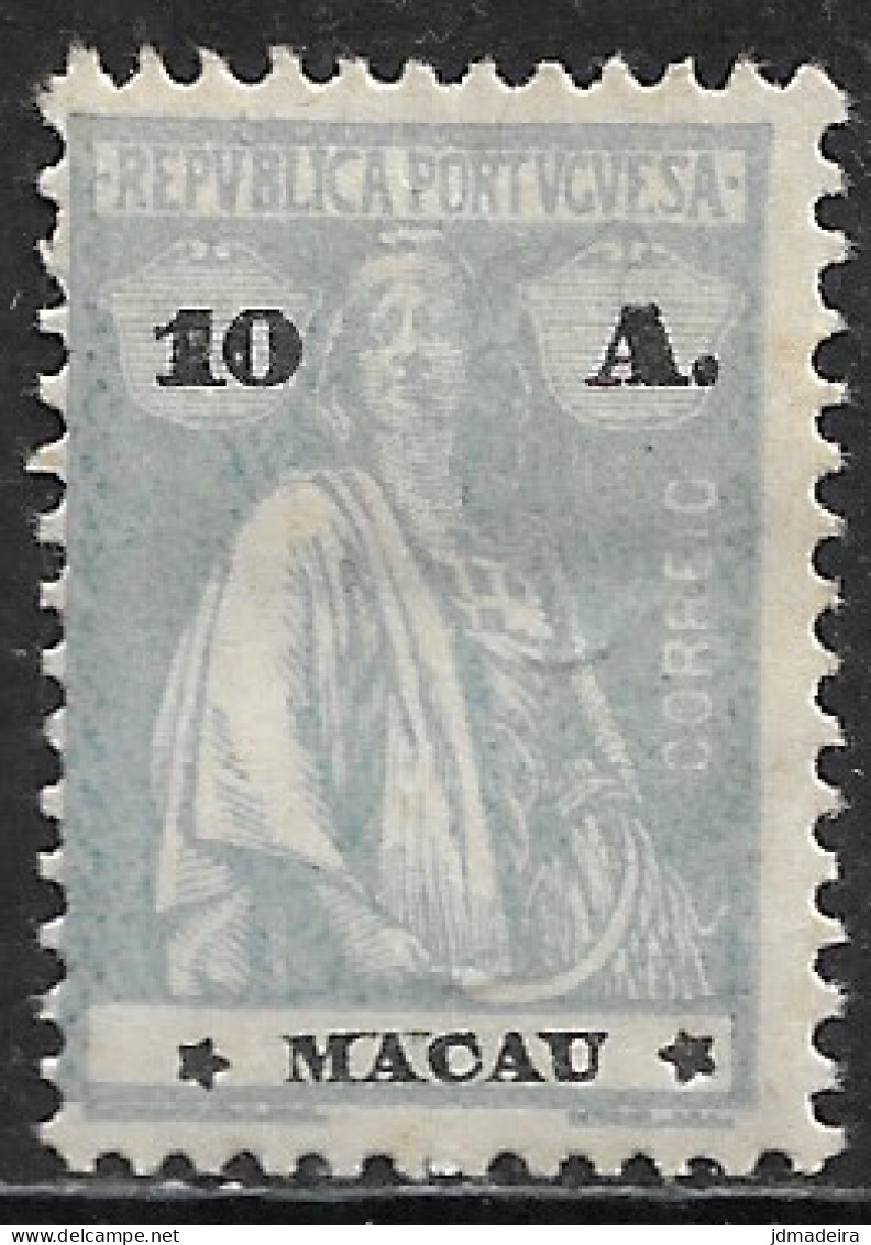 Macao Macau – 1913 Ceres Type 10 Avos Used - Usati