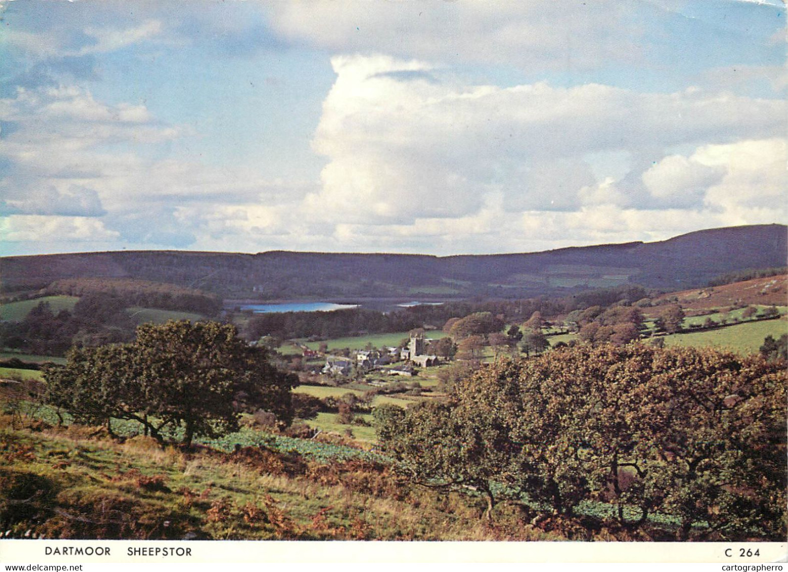 Postcard United Kingdom > England > Devon Dartmoor Sheepstor - Dartmoor