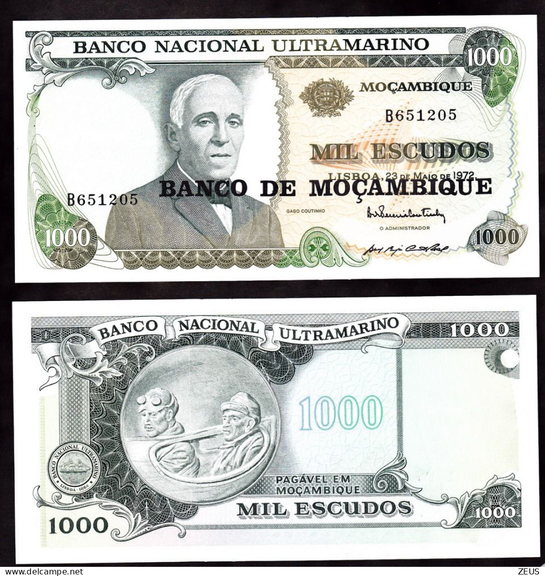 MOZAMBICO 1000 ESCUDOS 1976 PIK 119 FDS - Mozambique