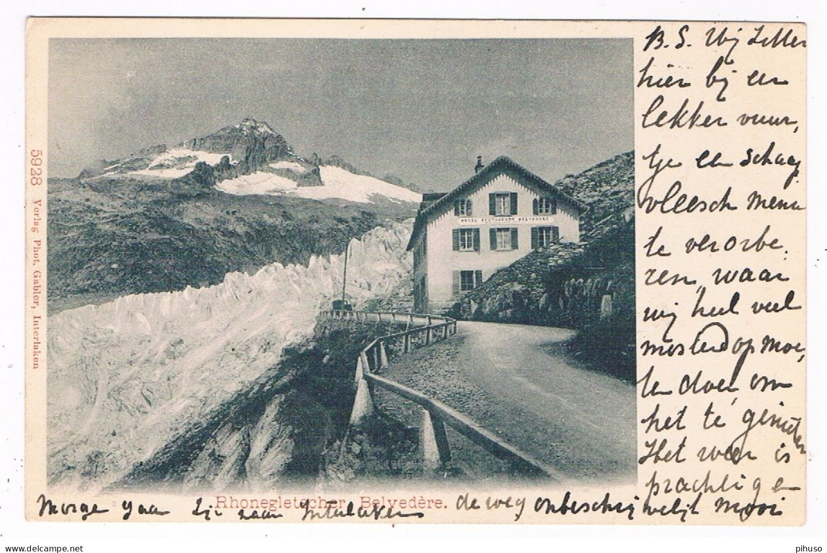 CH-8148  GLETSCH : Rhonegletscher Belvedere - Oberwald