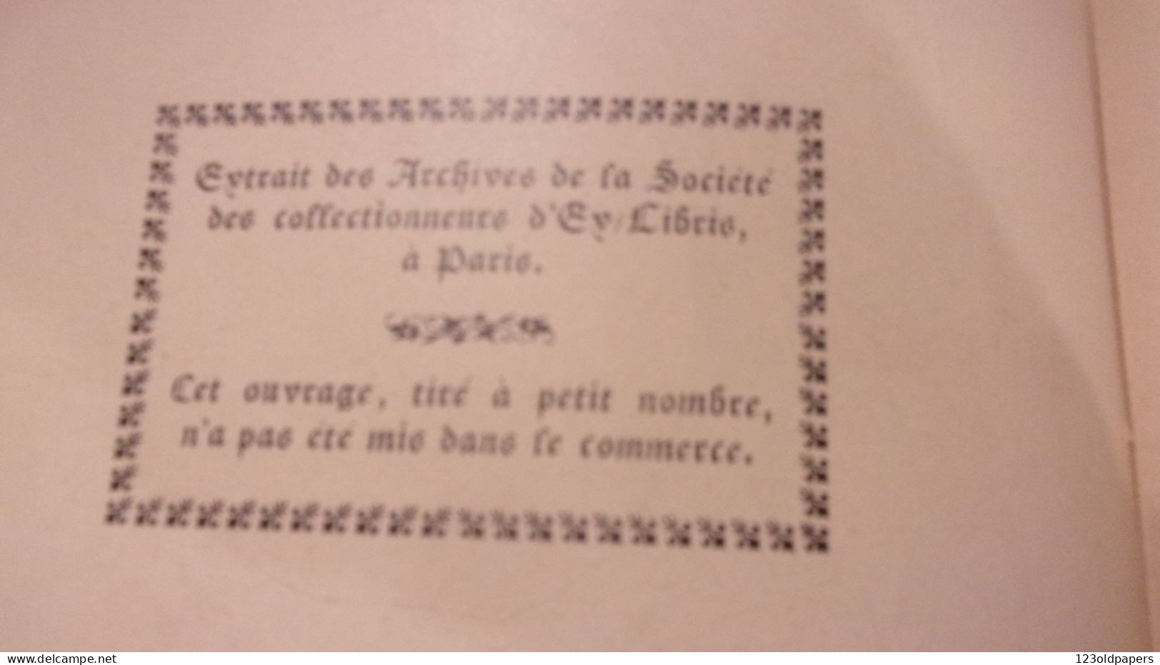 1903 TARDIEU (Ambroise).‎ ‎Dictionnaire Des Ex-libris De La Basse-Auvergne (Puy-de-Dôme) - Auvergne