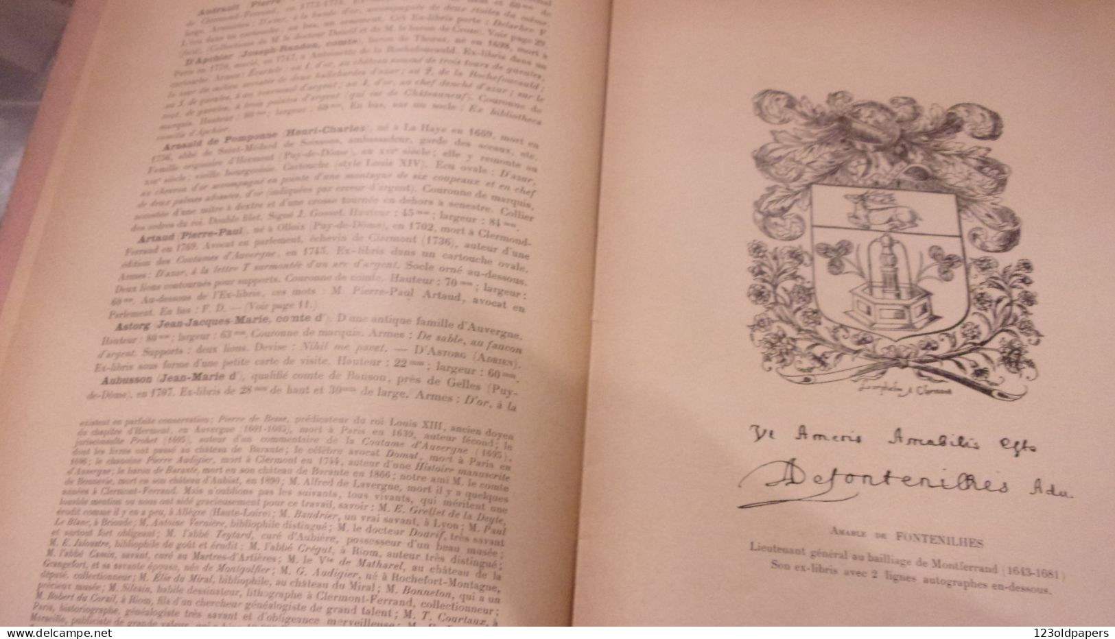 1903 TARDIEU (Ambroise).‎ ‎Dictionnaire des ex-libris de la Basse-Auvergne (Puy-de-Dôme)