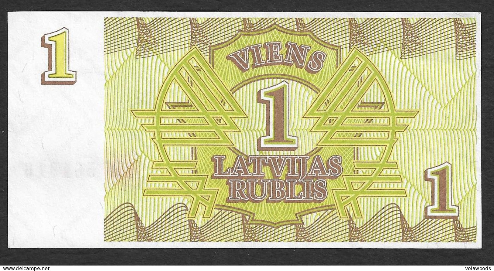 Lettonia - Banconota Non Circolata FdS UNC Da 1 Rublo P-35a - 1992 #19 - Letonia