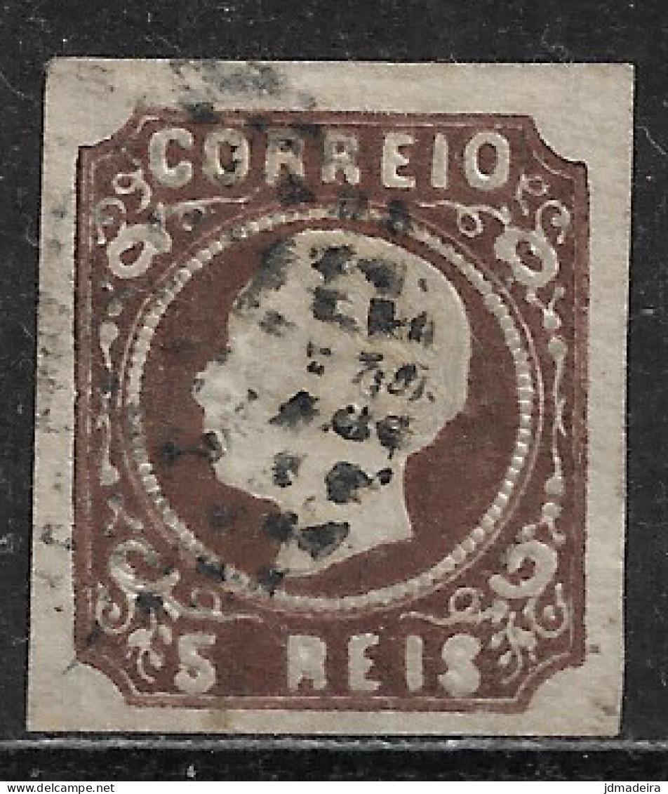 Portugal – 1862 King Luiz 5 Réis Used Stamp - Oblitérés