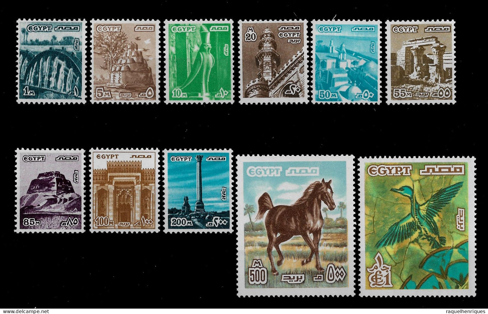 EGYPT STAMP - 1978 -1985 Landmarks And Artworks SET MNH (NP#55) - Nuevos