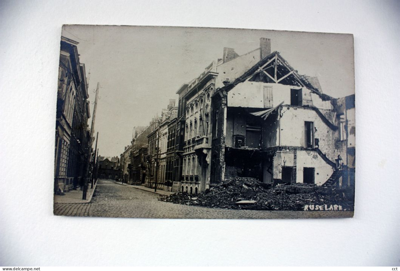 Roeselare   FOTOKAART   Vernielingen In Het Centrum Tijdens De Eerste Wereldoorlog - Röselare