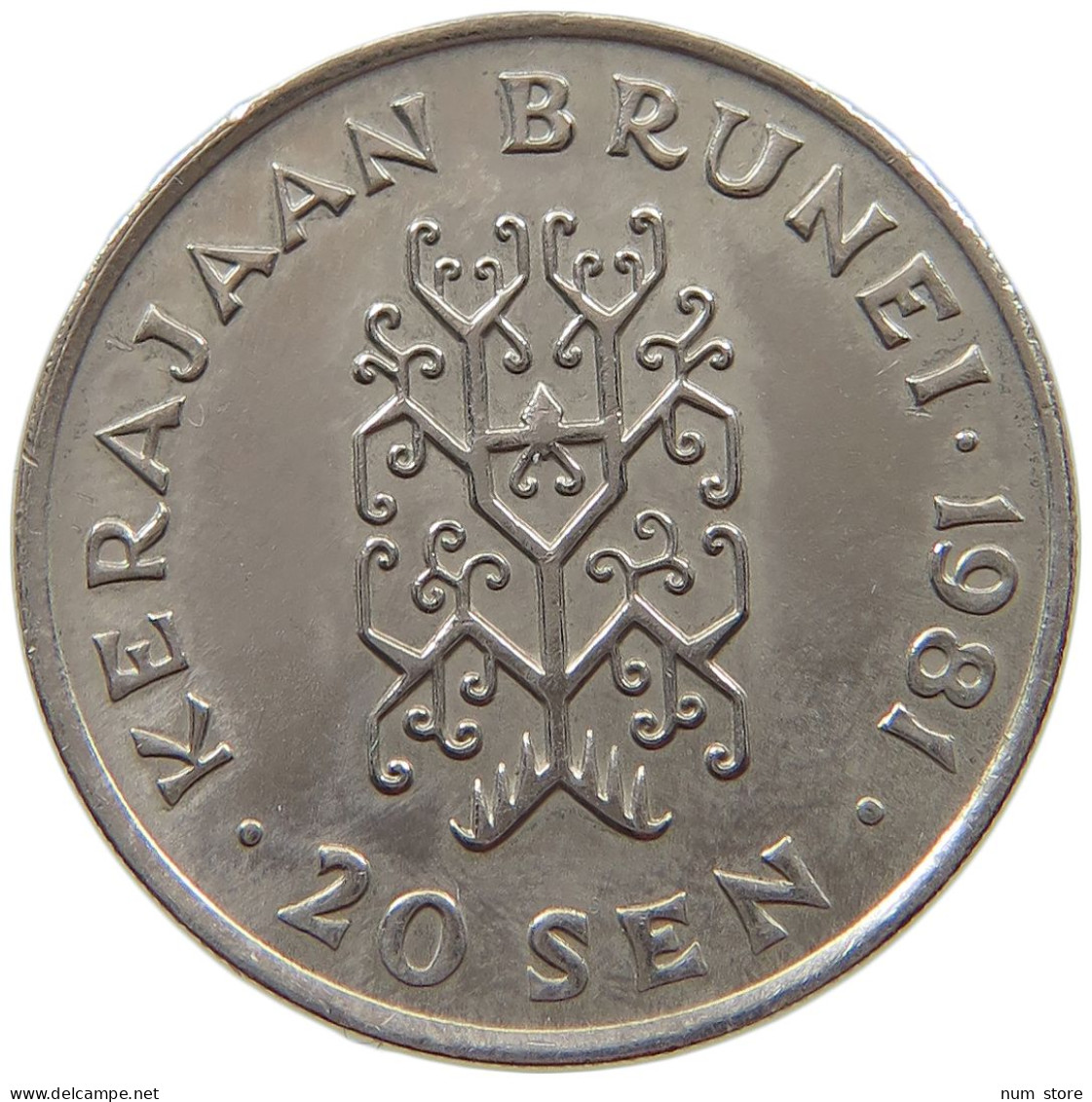 BRUNEI 20 SEN 1981  #s065 0335 - Brunei