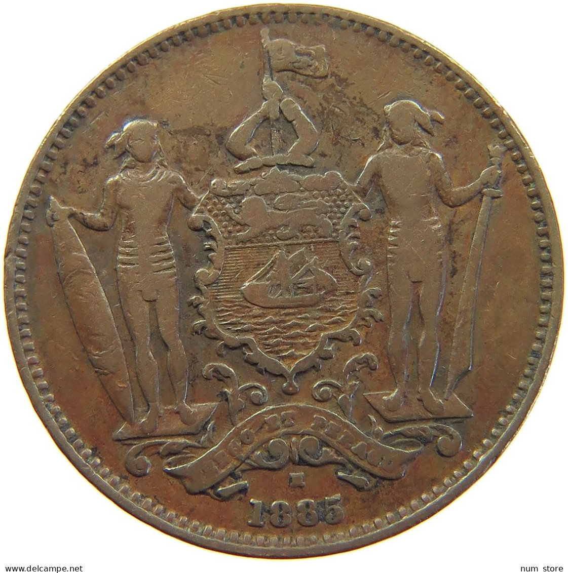 BRITISH NORTH BORNEO CENT 1885  #c060 0207 - Colonies