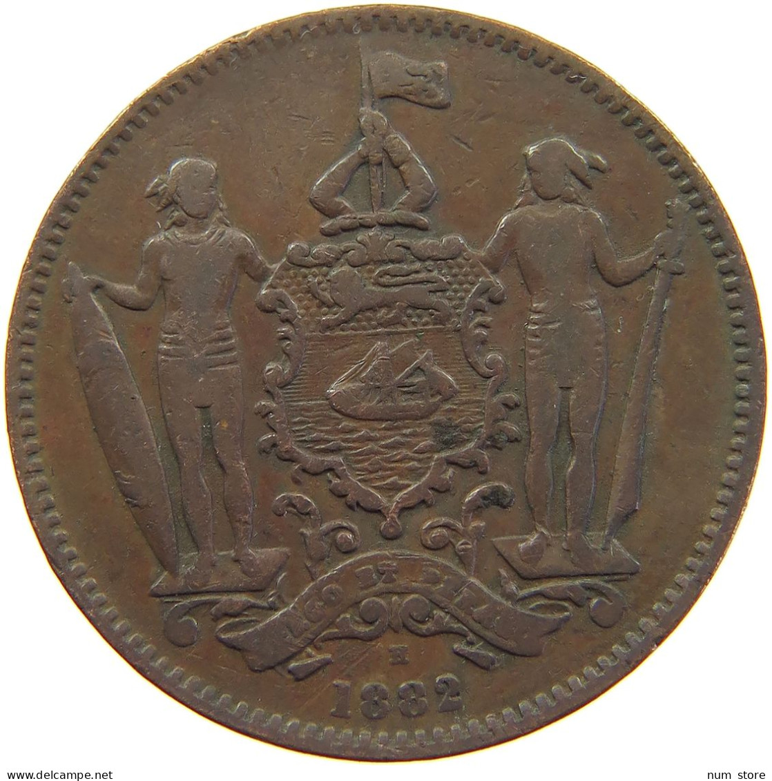 BRITISH NORTH BORNEO CENT 1882  #s009 0249 - Colonies