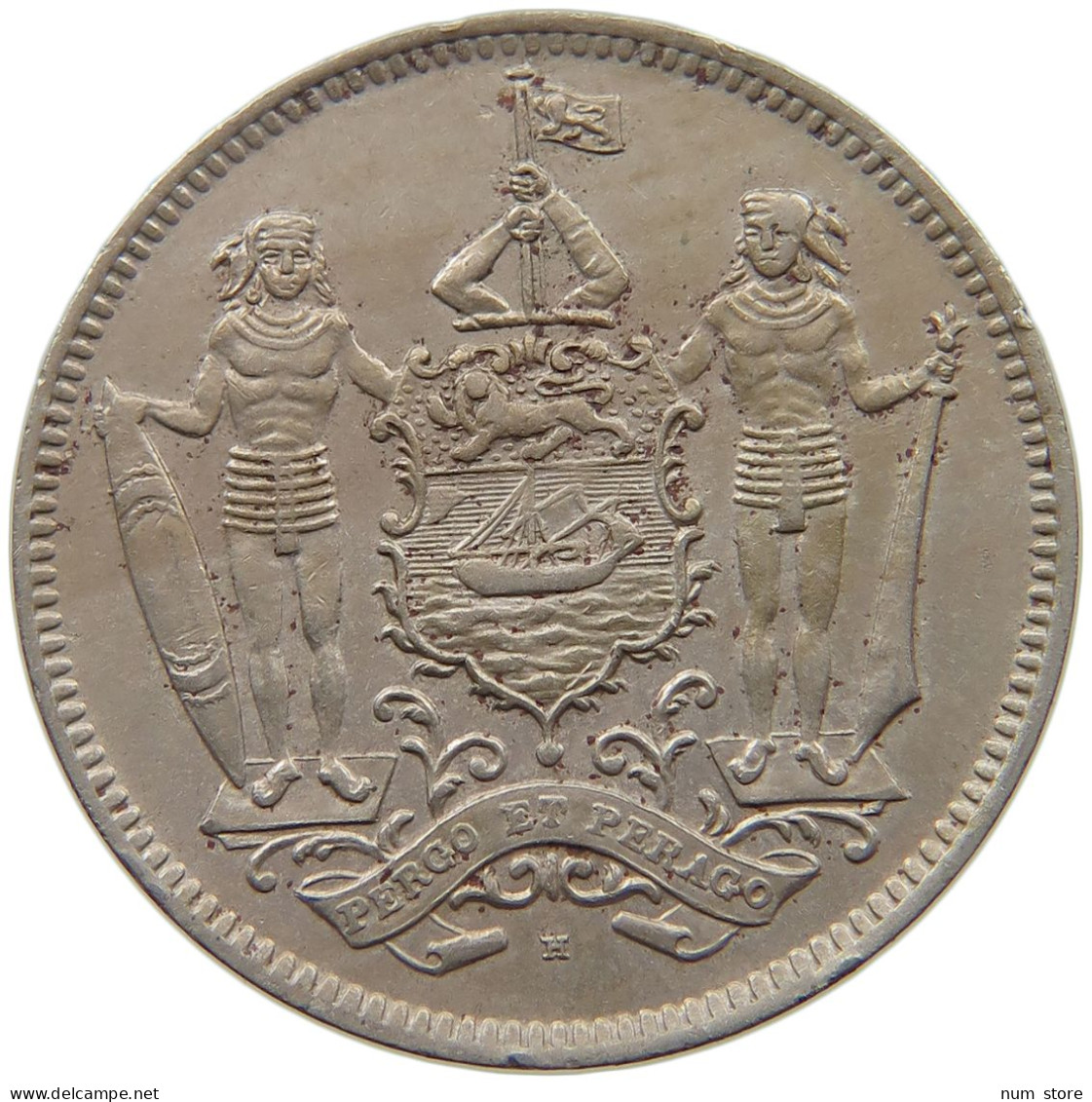 BRITISH NORTH BORNEO 5 CENTS 1940 Edward VII., 1901 - 1910 #t001 0235 - Colonies