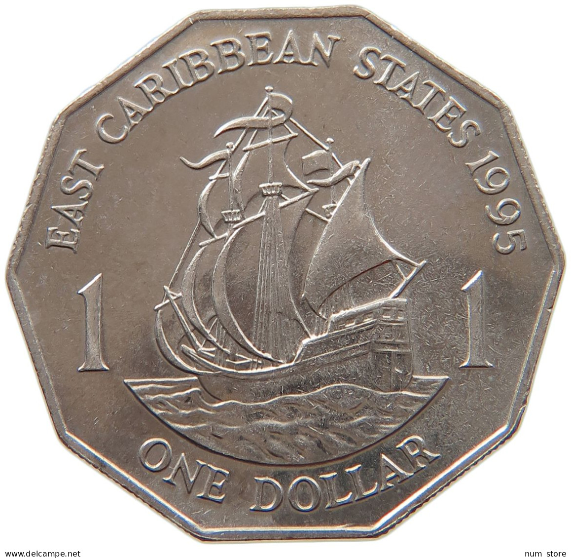 BRITISH CARIBBEAN TERRITORIES DOLLAR 1995 Elizabeth II. (1952-2022) #s027 0075 - Territoires Britanniques Des Caraïbes