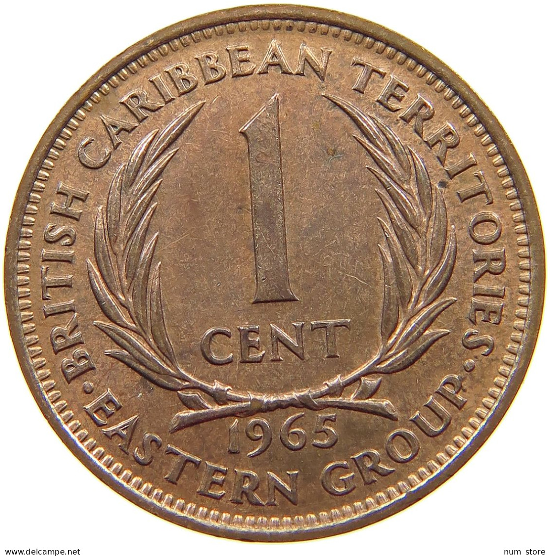 BRITISH CARIBBEAN TERRITORIES CENT 1965 Elizabeth II. (1952-2022) #s062 0089 - Territoires Britanniques Des Caraïbes