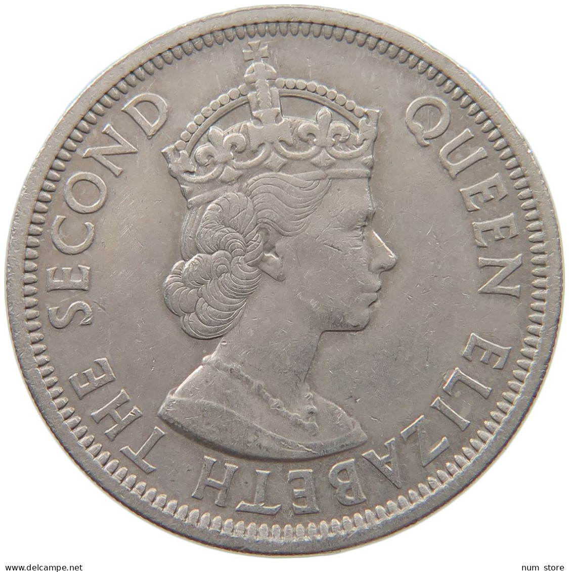 BRITISH CARIBBEAN TERRITORIES 50 CENTS 1965 Elizabeth II. (1952-2022) #c071 0043 - British Caribbean Territories