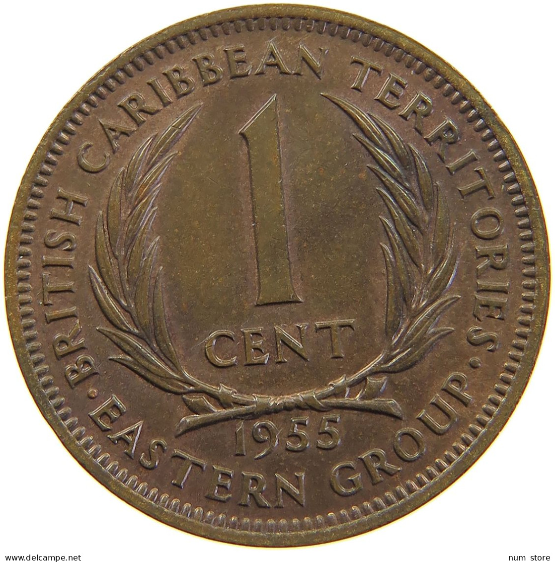 BRITISH CARIBBEAN TERRITORIES CENT 1955 Elizabeth II. (1952-2022) #c012 0375 - Territoires Britanniques Des Caraïbes