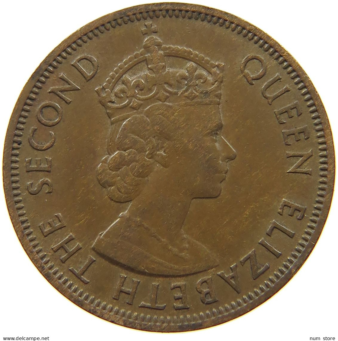 BRITISH CARIBBEAN TERRITORIES CENT 1955 Elizabeth II. (1952-2022) #a010 0475 - Caribe Británica (Territorios Del)