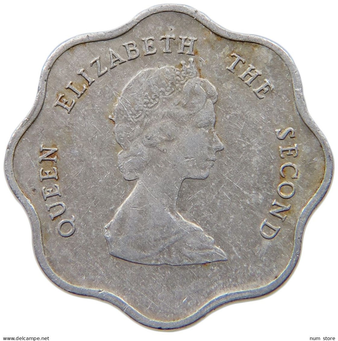 BRITISH CARIBBEAN TERRITORIES 5 CENTS 1987 Elizabeth II. (1952-2022) #s037 0165 - Britse Caribische Gebieden