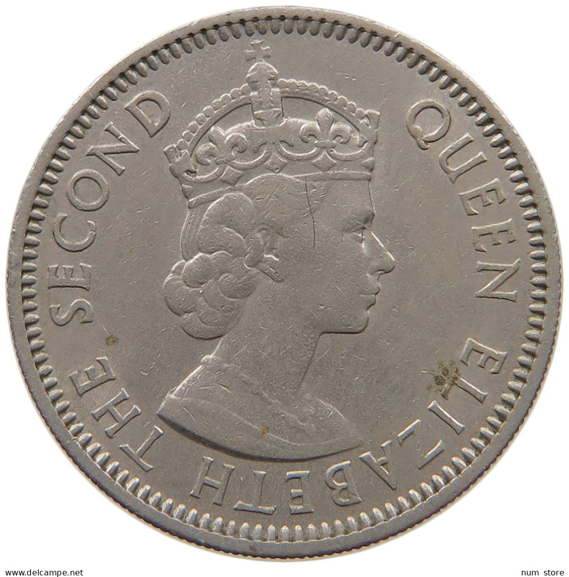 BRITISH CARIBBEAN TERRITORIES 25 CENTS 1955 Elizabeth II. (1952-2022) #c011 0067 - Britse-karibisher Territorien