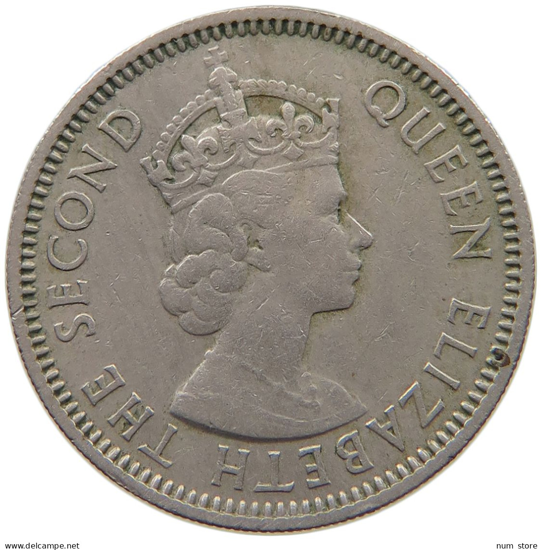 BRITISH CARIBBEAN TERRITORIES 25 CENTS 1964 Elizabeth II. (1952-2022) #c011 0071 - Territoires Britanniques Des Caraïbes