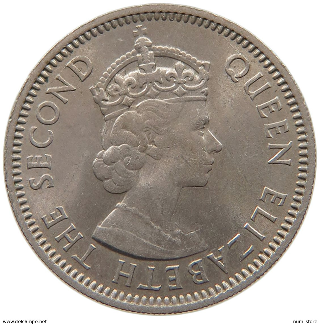 BRITISH CARIBBEAN TERRITORIES 25 CENTS 1959 Elizabeth II. (1952-2022) #c011 0073 - Caribe Británica (Territorios Del)