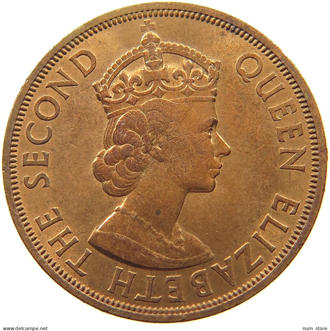 BRITISH CARIBBEAN TERRITORIES 2 CENTS 1965 Elizabeth II. (1952-2022) #s036 0089 - British Caribbean Territories