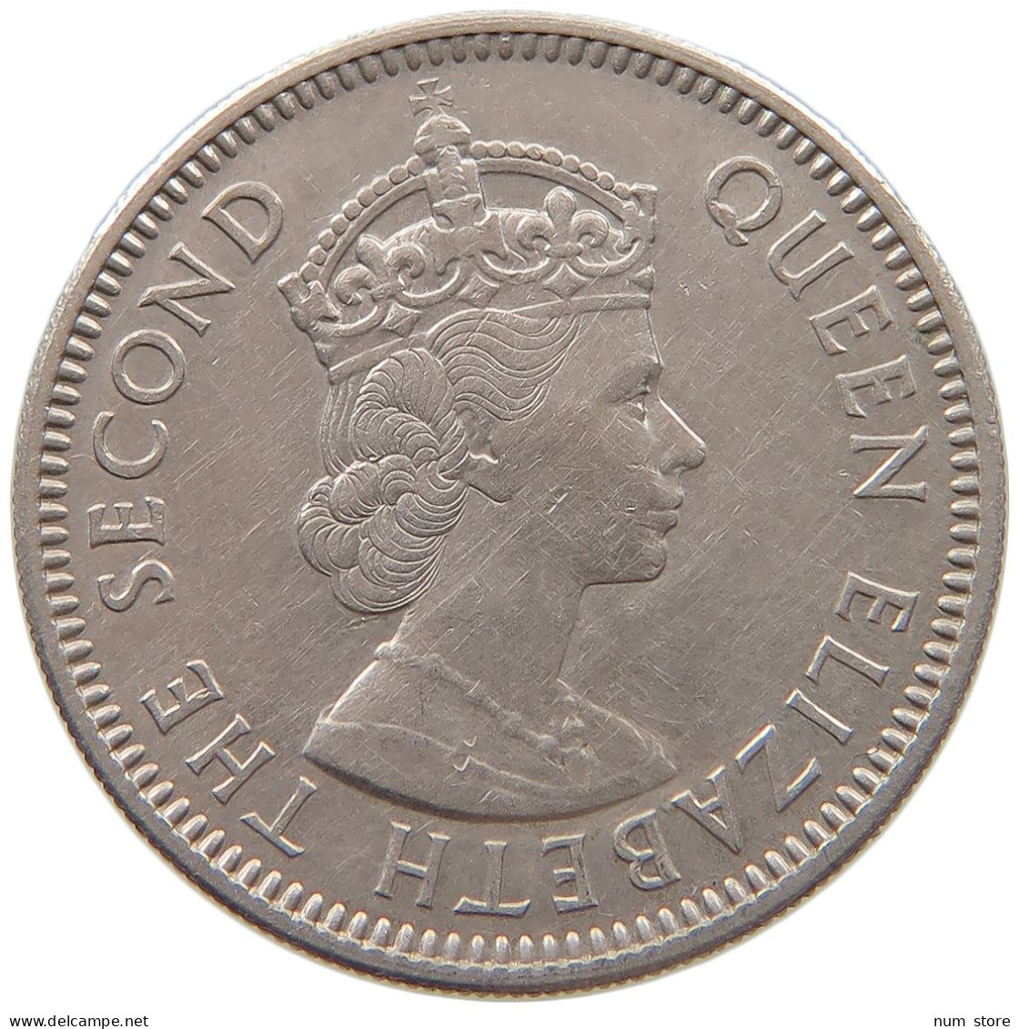 BRITISH CARIBBEAN TERRITORIES 25 CENTS 1965 Elizabeth II. (1952-2022) #s079 0665 - Caribe Británica (Territorios Del)