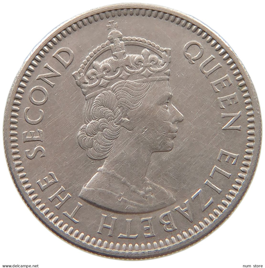 BRITISH CARIBBEAN TERRITORIES 25 CENTS 1965 Elizabeth II. (1952-2022) #s079 0665 - Territoires Britanniques Des Caraïbes