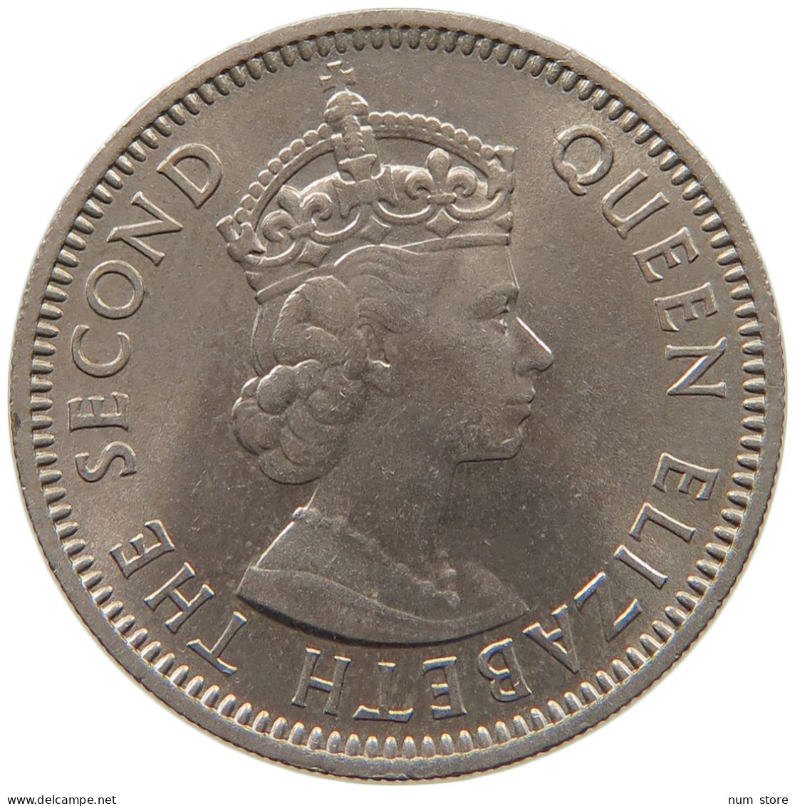 BRITISH CARIBBEAN TERRITORIES 25 CENTS 1957 Elizabeth II. (1952-2022) #c011 0069 - British Caribbean Territories