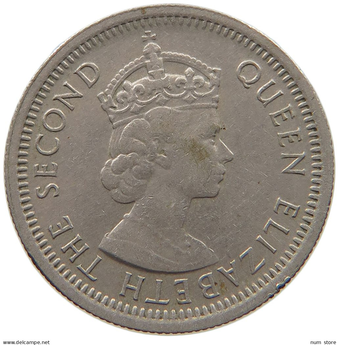 BRITISH CARIBBEAN TERRITORIES 10 CENTS 1961 Elizabeth II. (1952-2022) #c011 0125 - Britse-karibisher Territorien