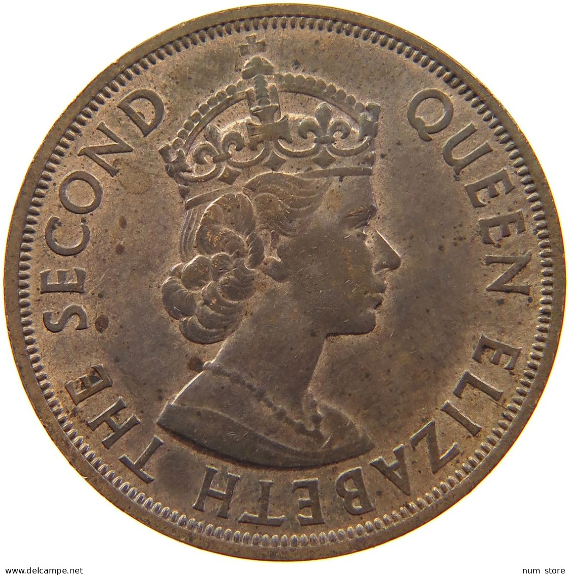 BRITISH CARIBBEAN TERRITORIES 2 CENTS 1960 Elizabeth II. (1952-2022) #s017 0293 - British Caribbean Territories