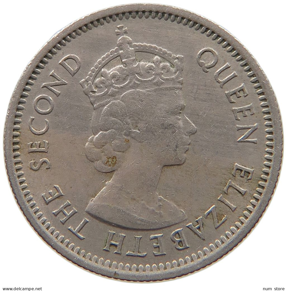 BRITISH CARIBBEAN TERRITORIES 10 CENTS 1965 Elizabeth II. (1952-2022) #c011 0127 - Caribe Británica (Territorios Del)