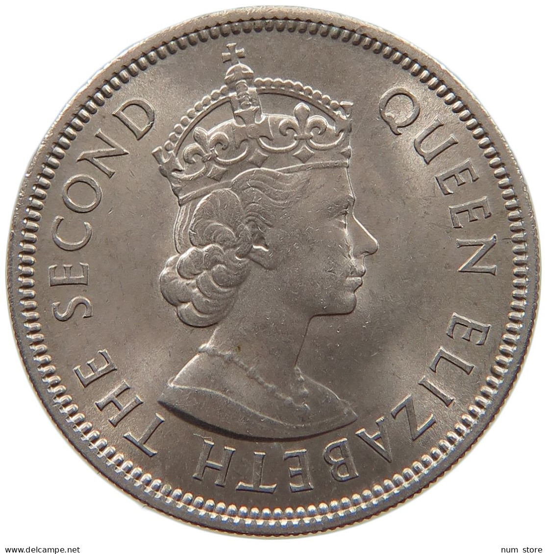 BRITISH BORNEO 20 CENTS 1961 Elizabeth II. (1952-2022) #c058 0015 - Indonésie