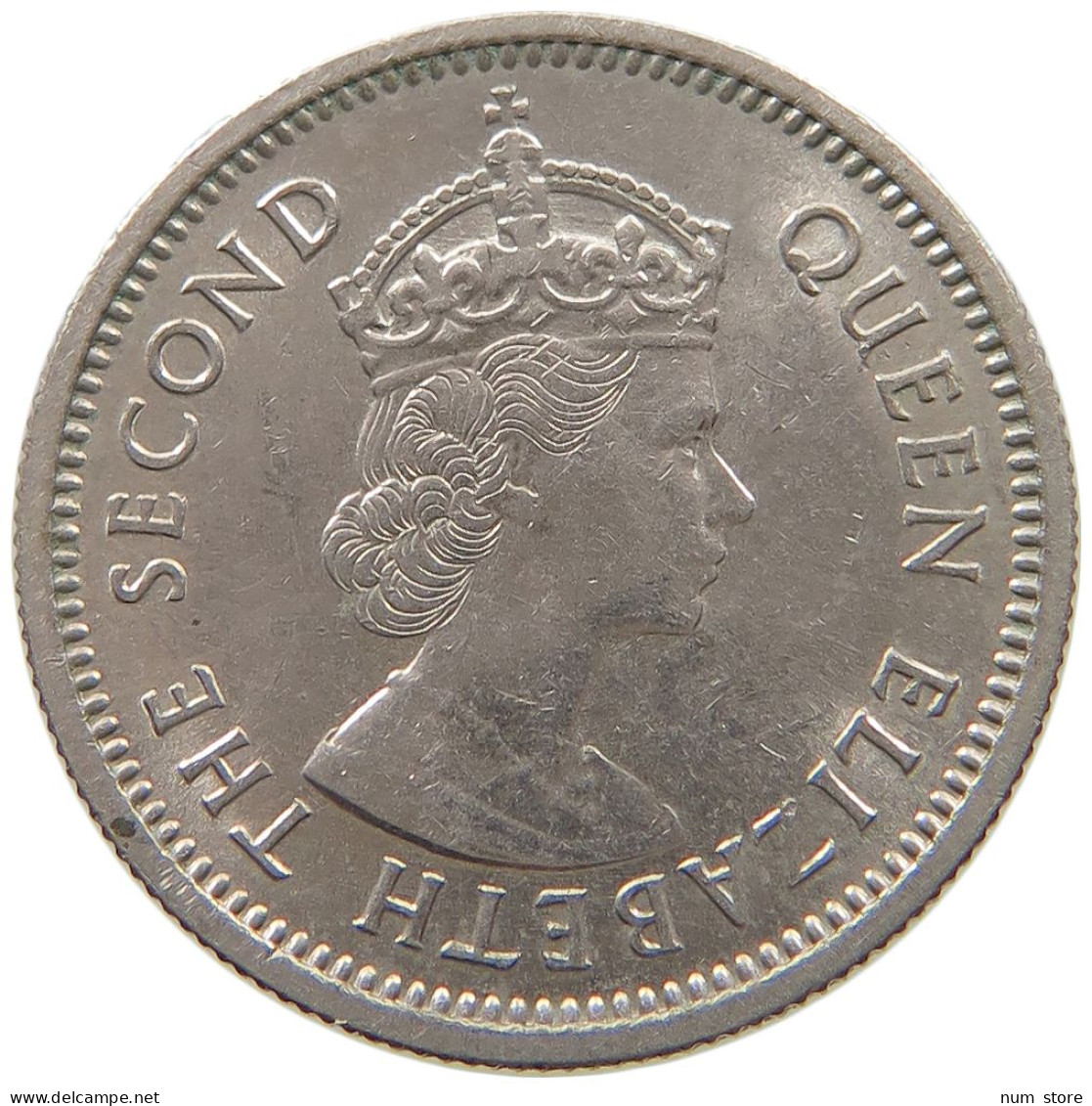 BRITISH CARIBBEAN TERRITORIES 10 CENTS 1965 Elizabeth II. (1952-2022) #s065 0663 - Caribe Británica (Territorios Del)