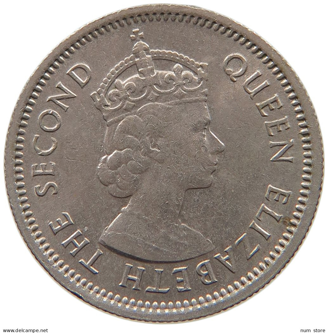 BRITISH CARIBBEAN TERRITORIES 10 CENTS 1959 Elizabeth II. (1952-2022) #c011 0129 - Territoires Britanniques Des Caraïbes