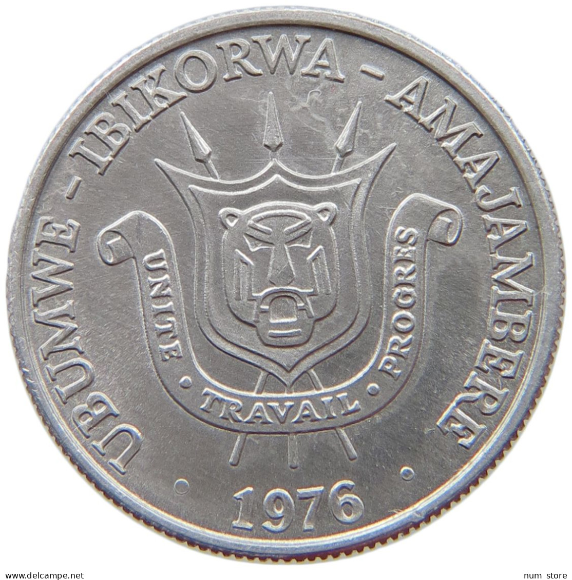 BURUNDI FRANC 1976  #s037 0371 - Burundi