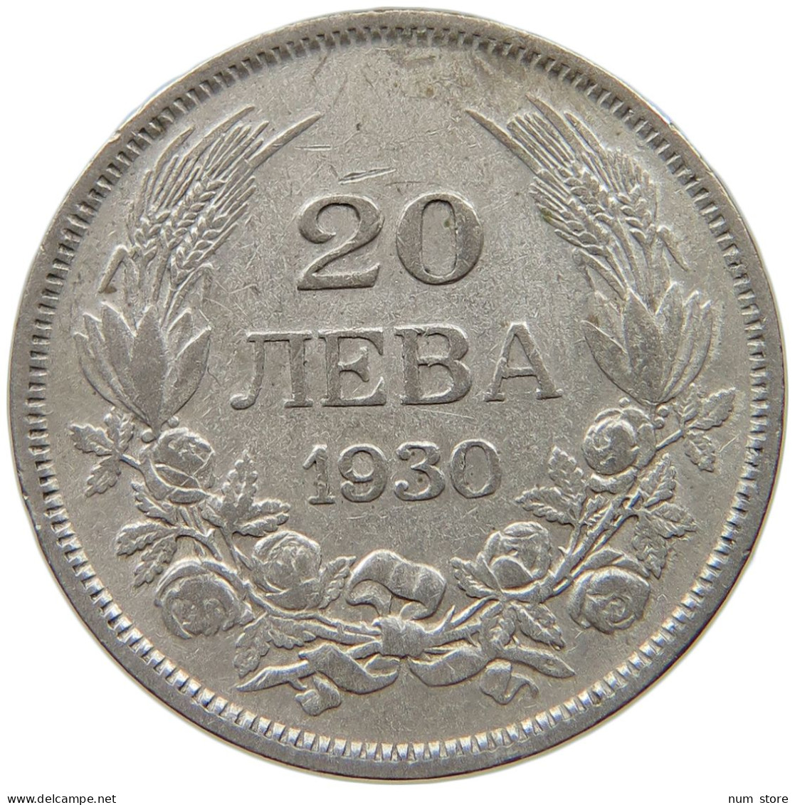 BULGARIA 20 LEVA 1930  #a081 0763 - Bulgarie