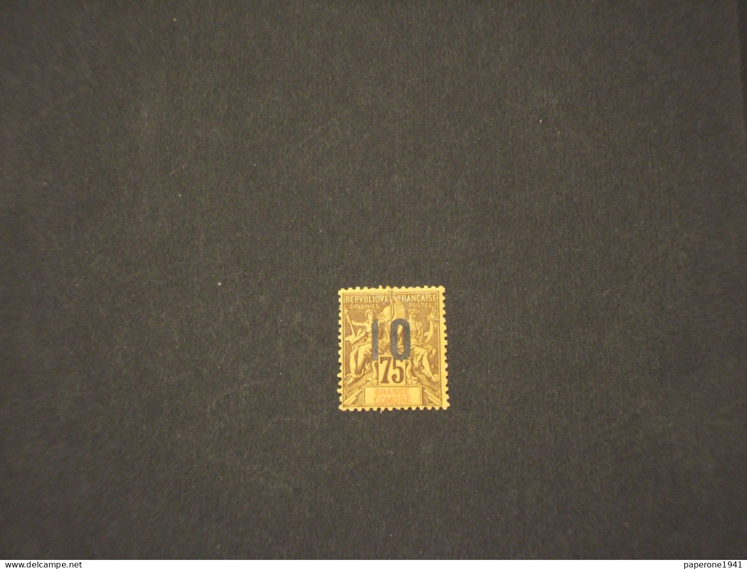 GRANDE COMORE - 1912 ALLEGORIA  10su75 - NUOVO(+) - Unused Stamps