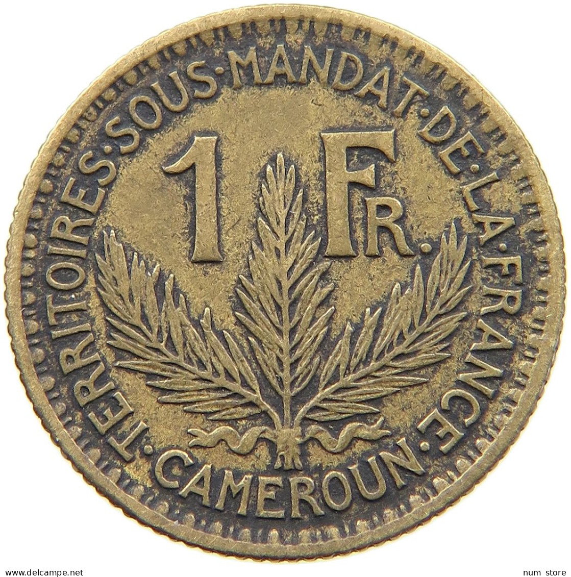 CAMEROON FRANC 1926  #t098 0281 - Cameroun