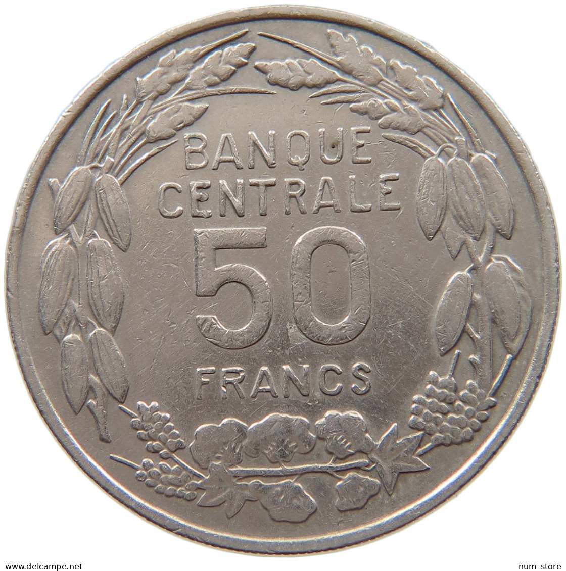 CAMEROON 50 FRANCS 1960  #c062 0273 - Camerun
