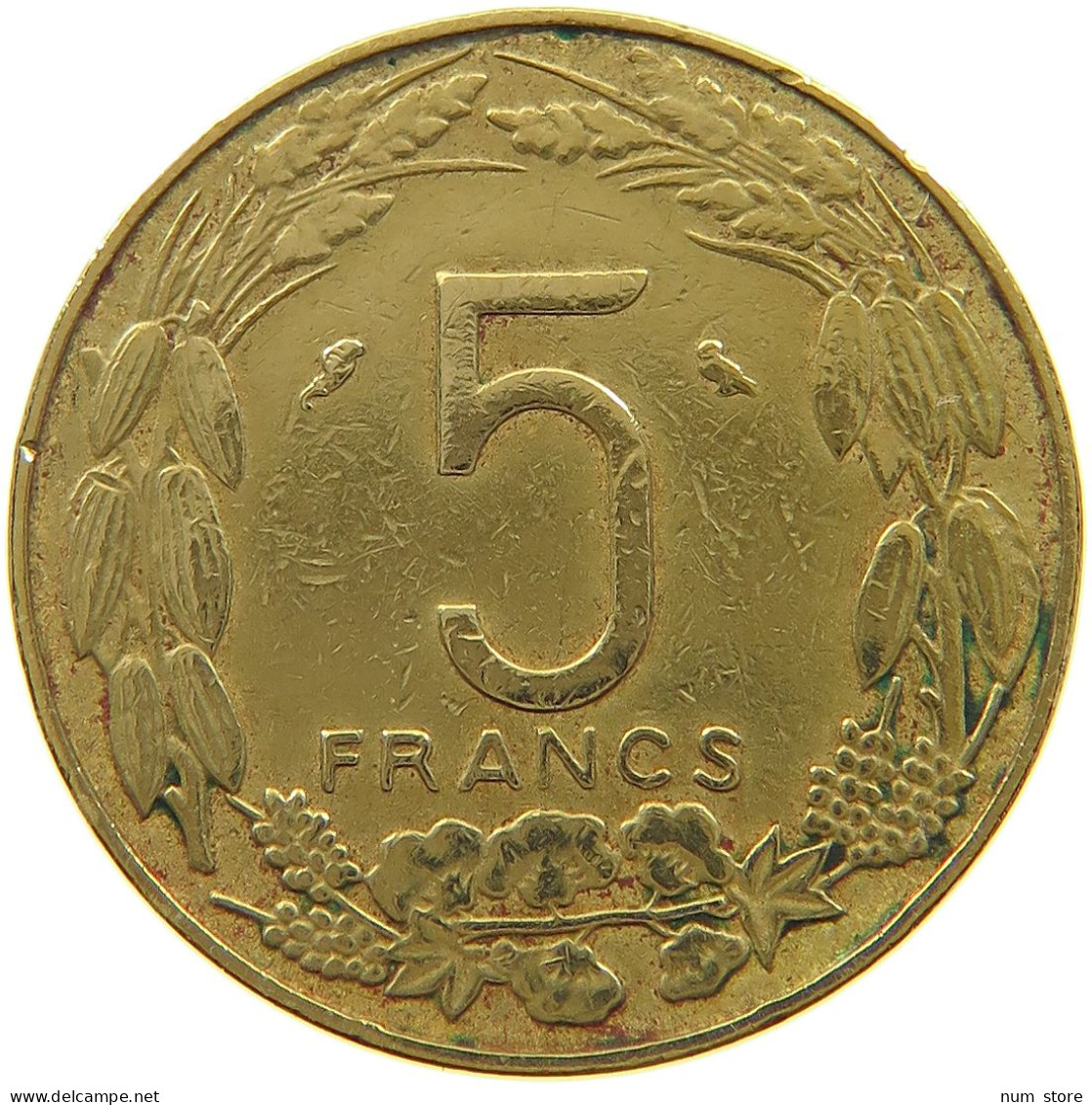 CAMEROON 5 FRANCS 1965  #a047 0435 - Camerun