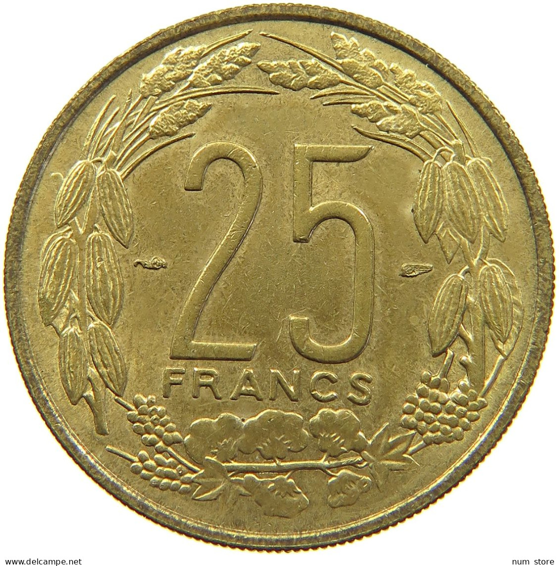 CAMEROON 25 FRANCS 1958  #s020 0275 - Kamerun