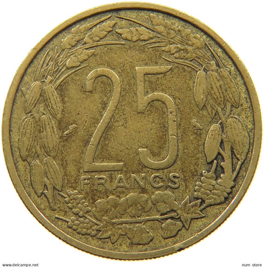 CAMEROON 25 FRANCS 1962  #a047 0091 - Cameroon