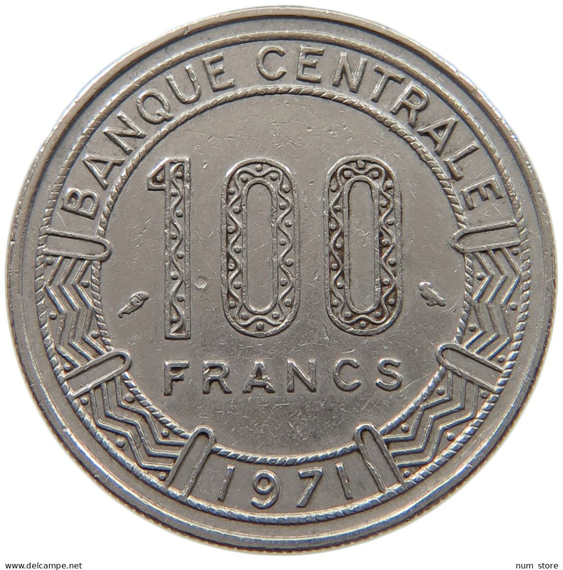 CAMEROON 100 FRANCS 1971  #a049 0685 - Cameroun